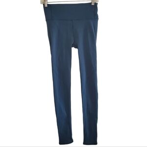 Lululemon Athletica Navy Blue Fishnet Leggings